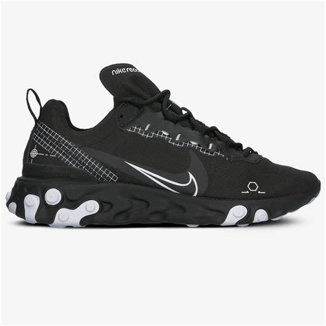 nike react element 55 herren schwarz weiß